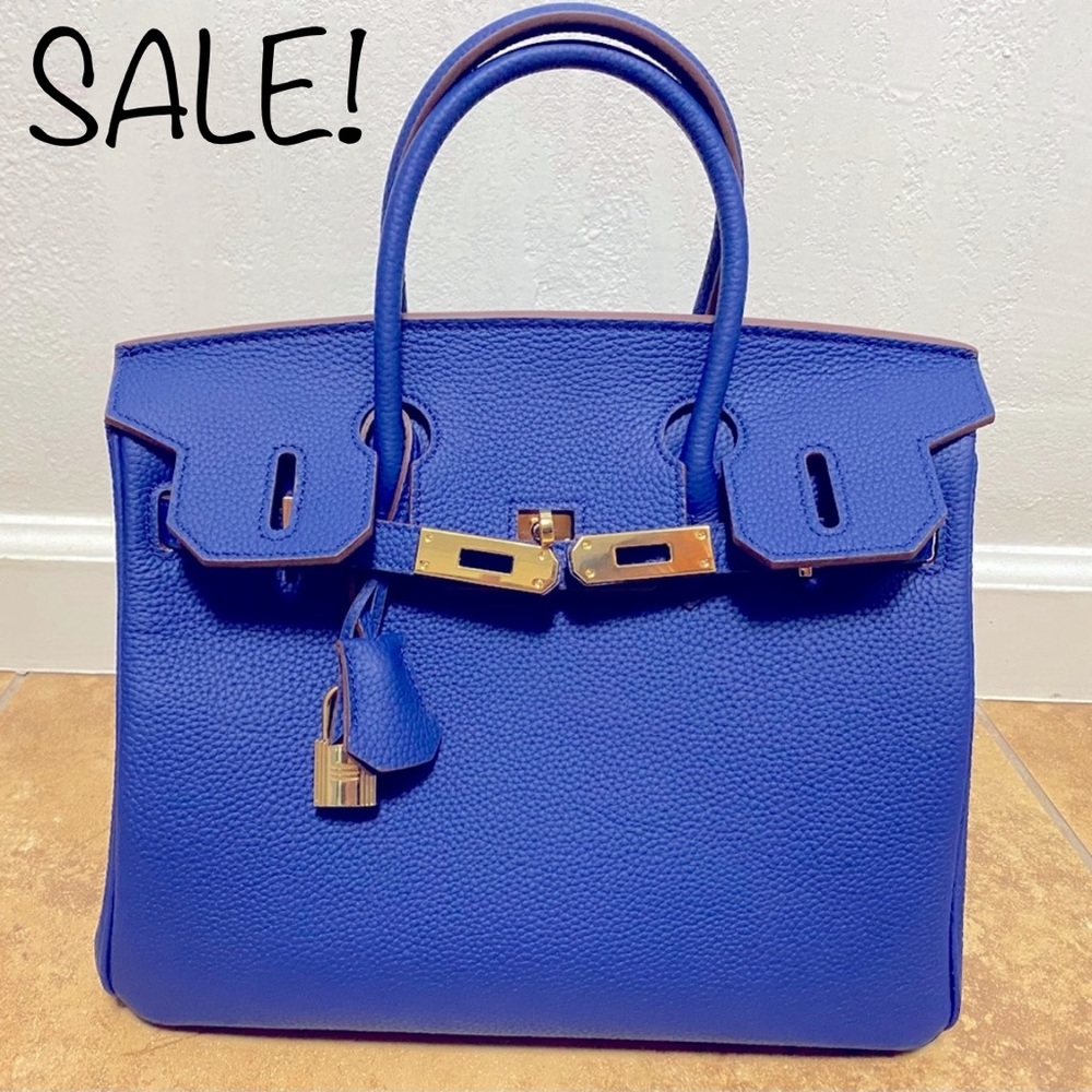 COUTURE DESIGNER INSPIRED LEATHER HANDBAG